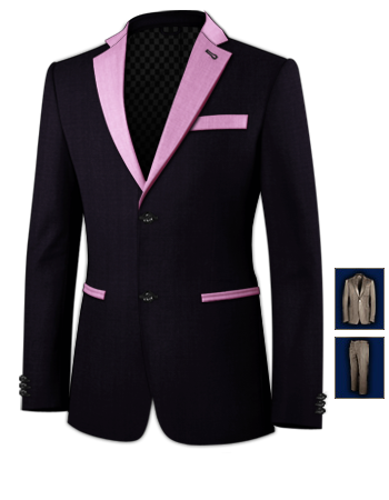 Prix Des Costume Belgique with 2 Buttons, Single Breasted