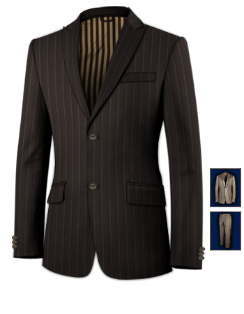 Costume Sur Mesure Pour Mariage with 2 Buttons, Single Breasted