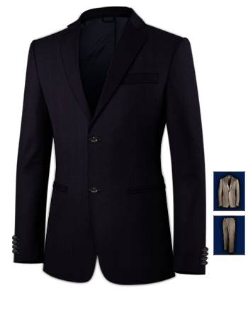 Costume Saharienne with 2 Buttons, Single Breasted