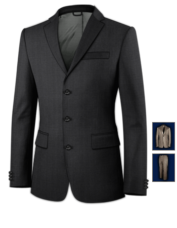 Photos Costumes Homme with 3 Buttons, Single Breasted