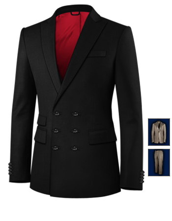 Costume Steward with 6 Buttons, Double Breasted (3 To Close)
