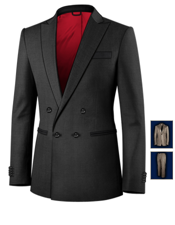 Robe De Mari� Pas Ch�re with 4 Buttons, Double Breasted (1 To Close)