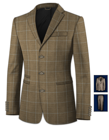 Costume Prestige with 3 Buttons, Single Breasted