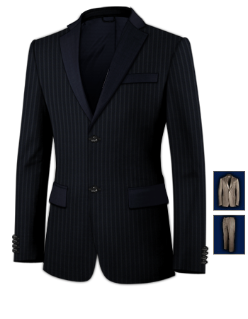 Costumes Deux Pi�ces Sur Mesure with 2 Buttons, Single Breasted
