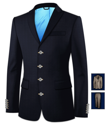 Costard Discount with 4 Buttons, Single Breasted