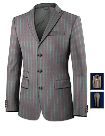 Vestes De Costume with 3 Buttons, Single Breasted