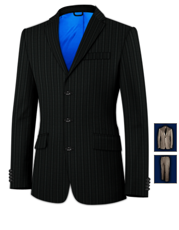 Costumes Hommes with 3 Buttons, Single Breasted