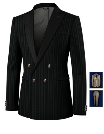 Promotion Costumes Homme with 4 Buttons, Double Breasted (1 To Close)