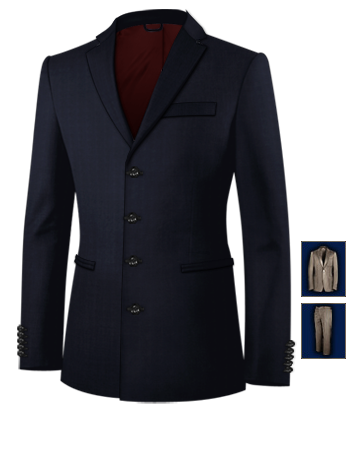 Acheter Un Costume Homme with 4 Buttons, Single Breasted