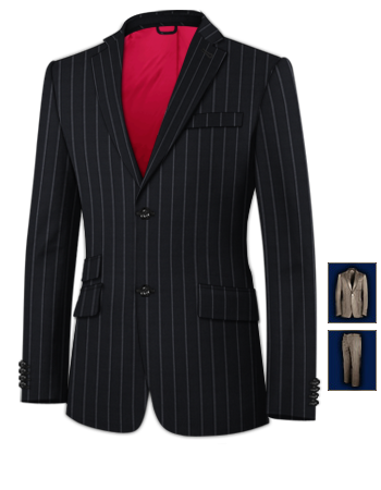 Habille Homme Solde with 2 Buttons, Single Breasted