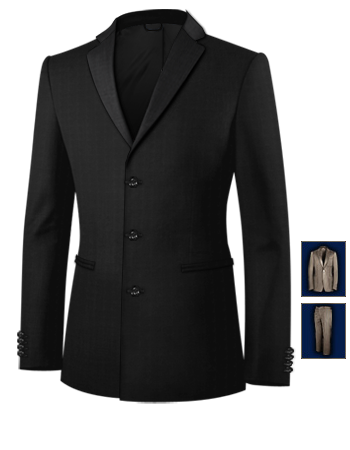 Vetement Pas Cher with 3 Buttons, Single Breasted