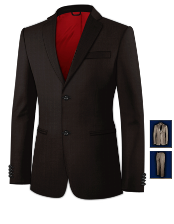 Costume Mariage Solde with 2 Buttons, Single Breasted
