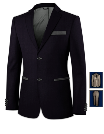 Costume Mariage Garcon with 2 Buttons, Single Breasted
