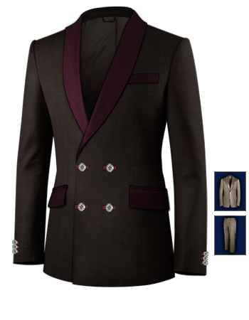 Costard Soldes with 4 Buttons,double Breasted (2 To Close)