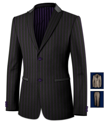 Vetement Sur Mesure with 2 Buttons, Single Breasted