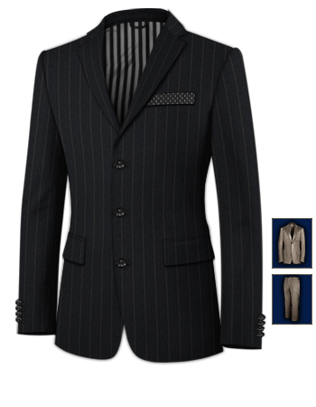 Costumes Degriffes with 3 Buttons, Single Breasted