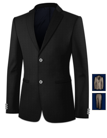 Homme Costume with 2 Buttons, Single Breasted