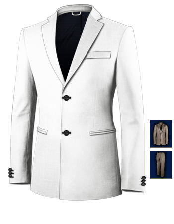 Les Coustume with 2 Buttons, Single Breasted