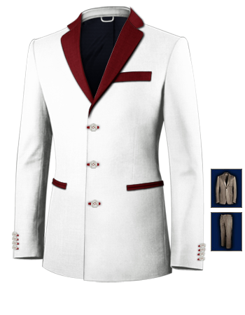 Costume Marie Lille with 3 Buttons, Single Breasted