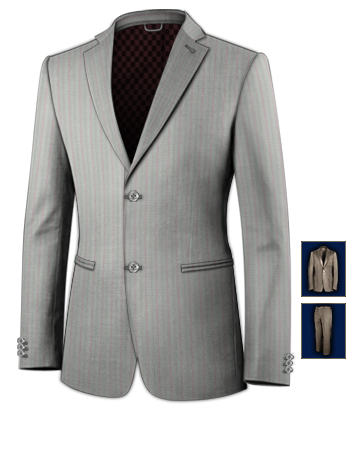 Costume Brillan Homme with 2 Buttons, Single Breasted