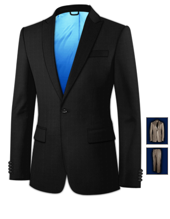 Costume Vert Pistache A Prix Mini with 1 Button, Single Breasted