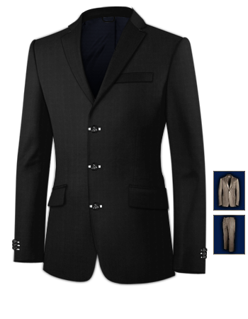 Costumes Sur Mesure En Ligne with 3 Buttons, Single Breasted