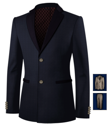 Costumes Mariage Montpellier with 2 Buttons, Single Breasted