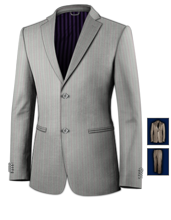 Costume Lhomme 2011 with 2 Buttons, Single Breasted