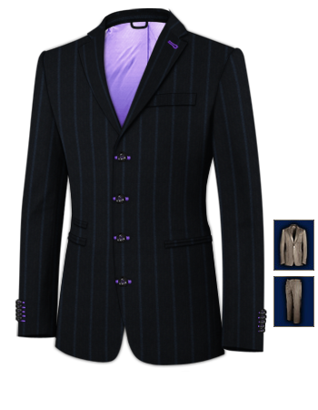 Friperie Homme with 4 Buttons, Single Breasted