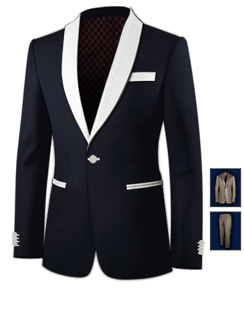 Costard Pas Chere with 1 Button, Single Breasted