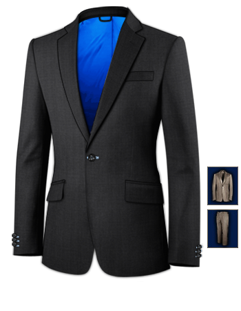 Costume De Soir�e Sur Mesures with 1 Button, Single Breasted