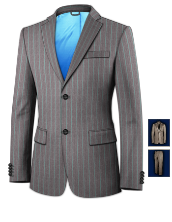 Costume For Men with 2 Buttons, Single Breasted