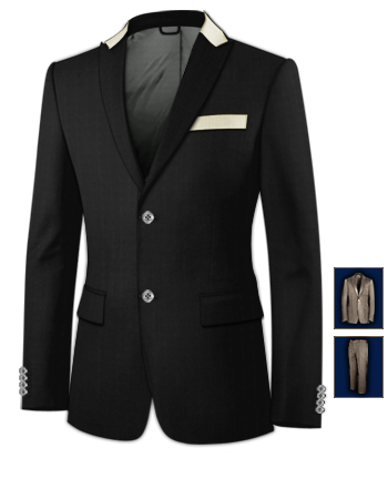 Tenue Du Marie with 2 Buttons, Single Breasted