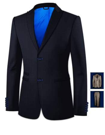Vante Costume with 2 Buttons, Single Breasted
