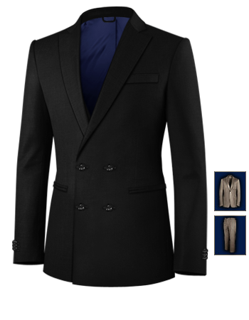 Costume A Vendre with 4 Buttons,double Breasted (2 To Close)
