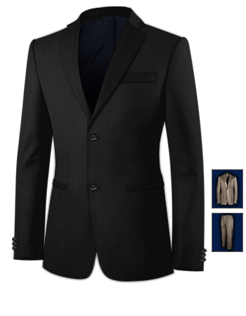 Costume Mode 2011 Pas Cher Pour Homme with 2 Buttons, Single Breasted