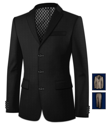 Costard Cintr� with 3 Buttons, Single Breasted