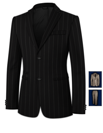 Costumes D Hommes with 2 Buttons, Single Breasted
