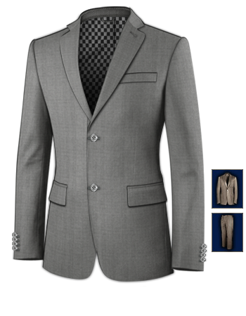 Costume Homme De Marque A Prix Discount with 2 Buttons, Single Breasted