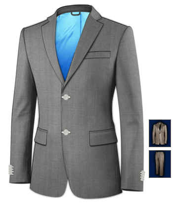 Costumes Angers with 2 Buttons, Single Breasted