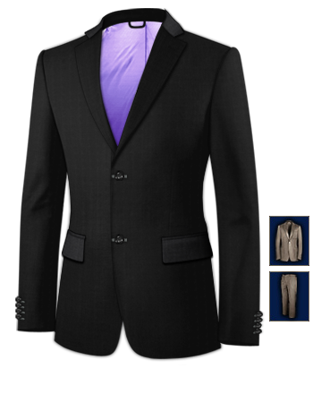 Costume Irlandais with 2 Buttons, Single Breasted
