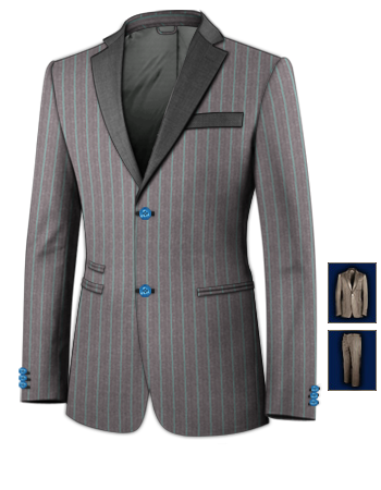 Marque De Costume Italienne with 2 Buttons, Single Breasted