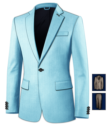 Costume Londres Pas Cher with 1 Button, Single Breasted