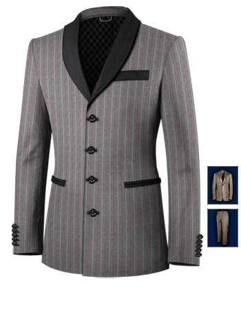 Ventes Costumes Homme with 4 Buttons, Single Breasted