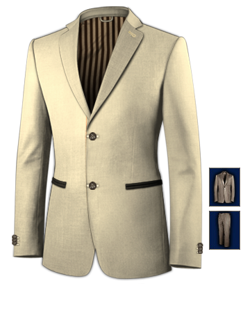 Vente Costard with 2 Buttons, Single Breasted