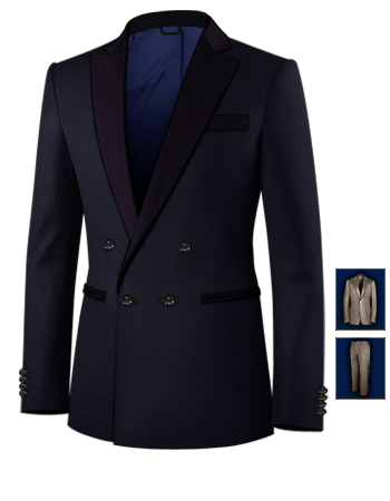 Vente Groupee Costume Homme with 4 Buttons, Double Breasted (1 To Close)