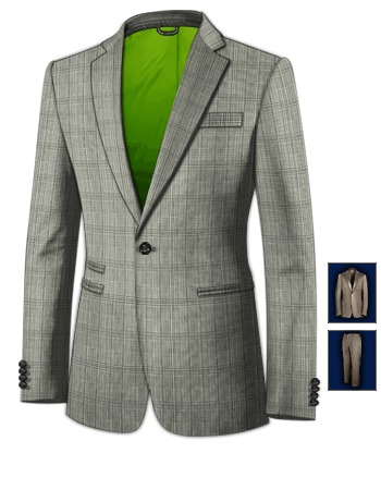 Costume Noeud De Papillon with 1 Button, Single Breasted