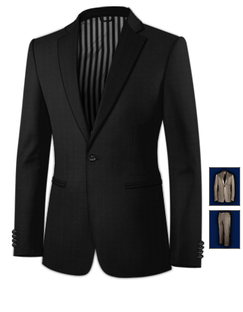 Costume Business with 1 Button, Single Breasted