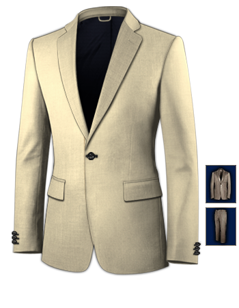 Costume Business Man with 1 Button, Single Breasted