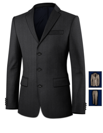 Paris Sur Mesure with 3 Buttons, Single Breasted